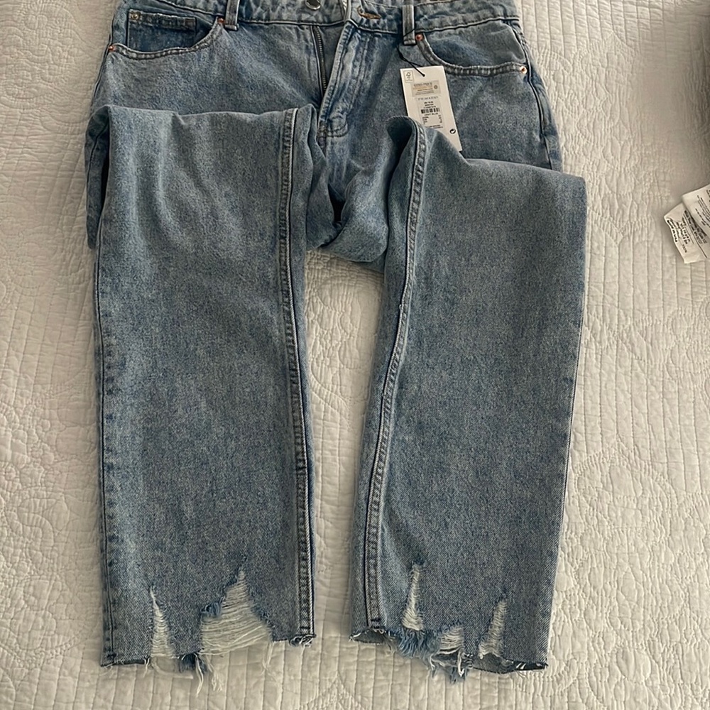 Primark blue jeans size 8 brand new with tags . - Picture 2 of 2